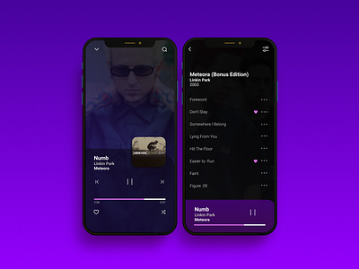 DailyUI 009 - (Music Player)