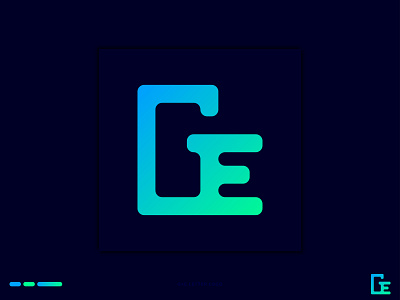 G+E Letter Logo Design