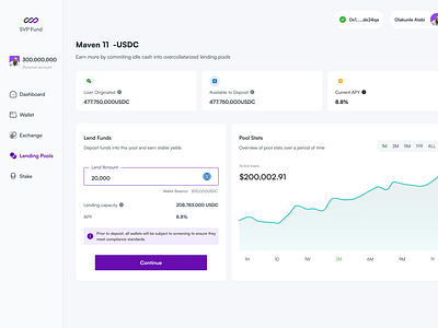 Lending pool detail