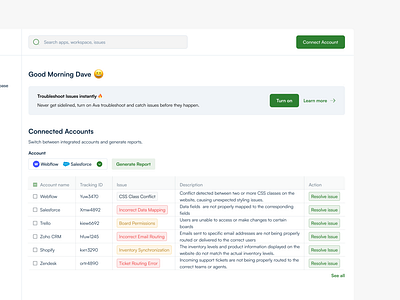 Saas Dashboard