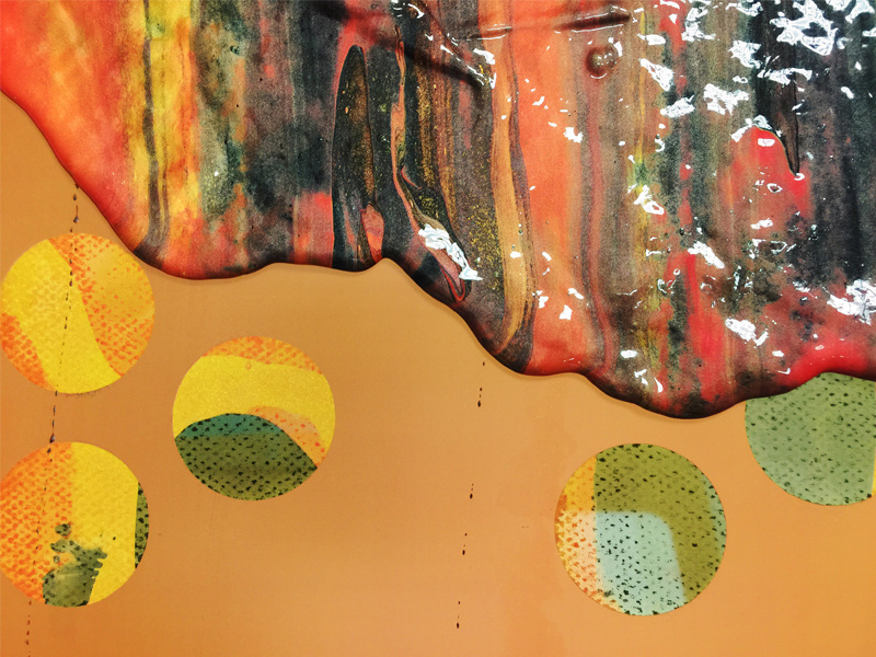 Splitting those fountains screen printing ooze asana screenprinting