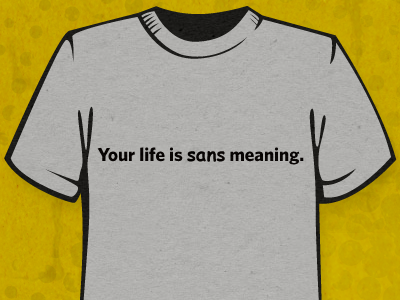 Sans meaning comic sans dumb lawlz t shirt whitney