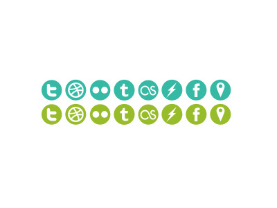 Social Icons for Gedy green icons social networking