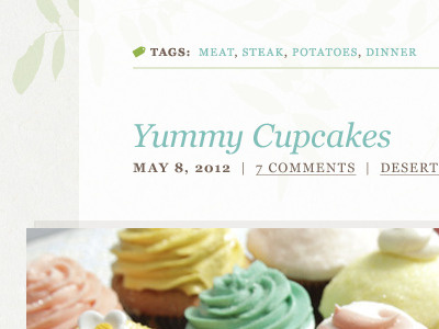 Tags & Titles blog categories comments cupcakes date division georgia photo recipe tags theme title ui web website