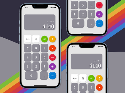 Calculator - Daily UI 004 branding calculator create dailyui design graphic design mac ux