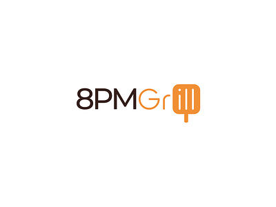 EightPM Logo brand design food grill logo
