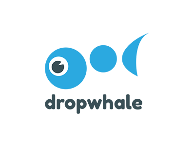Dropwhale project logo drupal fish logo playful