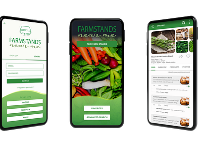 FarmStands App Design