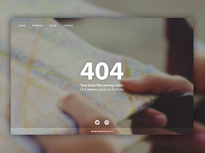 "404" - Wrong Turn 404 daily ui interface ui ui design user interface ux web design wrong page