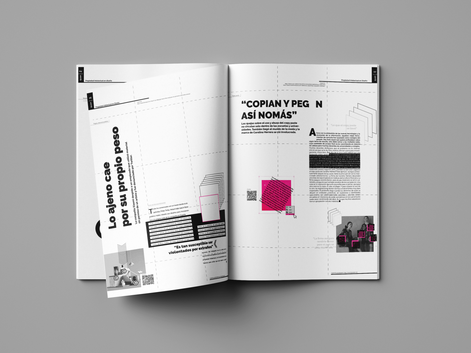 Revista de diseño by Aylén Aviles on Dribbble