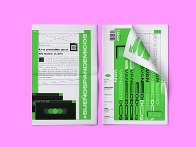 Periódico interactivo - Espacio Cero design graphic design gráficos illustration impresión vector