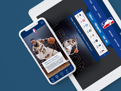NBA App lebron lebron james lebronjames nba nba app nba design nba redesign sports sports design