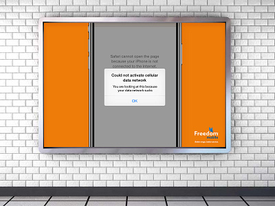 Freedom Mobile | Subway Ad