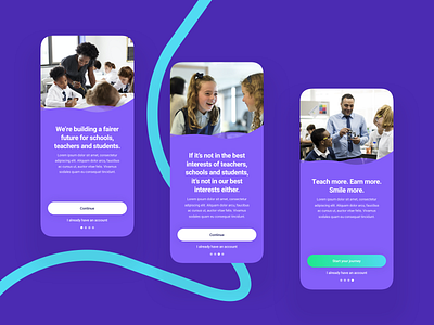 A Fairer Future for Teachers / II design product design ui ux