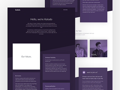 New Kolodo website agency design development new