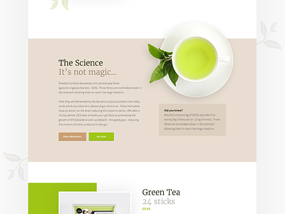 The Science... design green tea tea