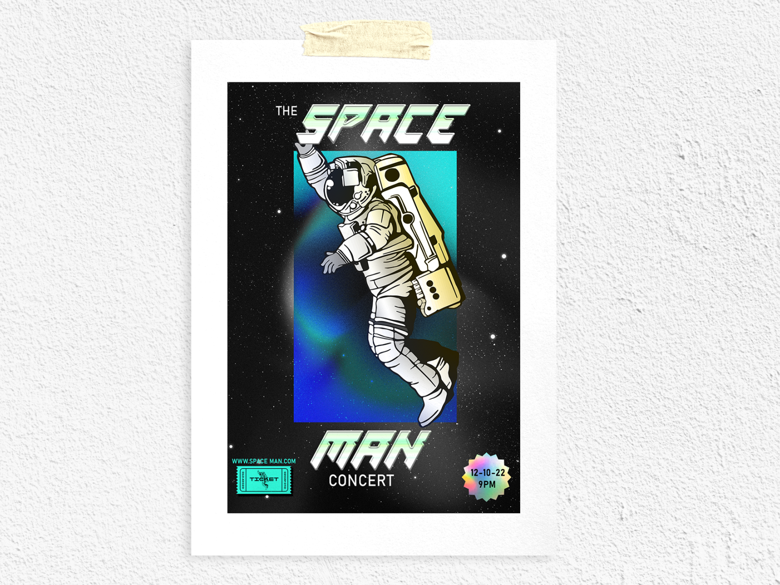 SPACE MAN by not_me on Dribbble