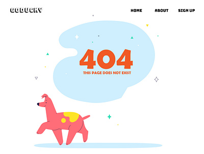 DOG = 404 graphic design illustration