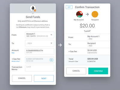 Metamask -  Send Eth Flow