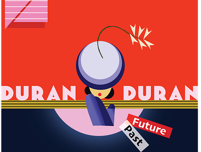 Duran Duran advertising artwork design editorial illustration graphicdesign illustration illustrator music typography