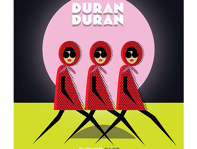 Duran Duran artwork design graphicdesign illustration illustrator music typography