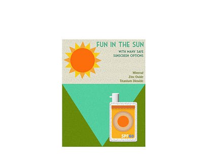 Fun In The Sun advertising design editorial design editorial illustration graphic design graphic designer illustration illustrator typography