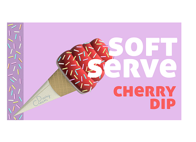 Soft Serve branding food illustration graphic design graphic designer icecream illustration illustrator package design product label typography