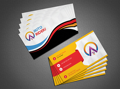 Business Card Design : Auto Riders businesscard businesscarddesign graphic graphicdesgn
