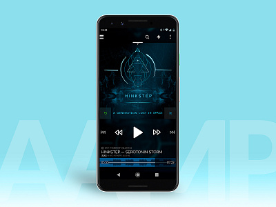 AAMP Music Player app design interface music app ui music player ui ux