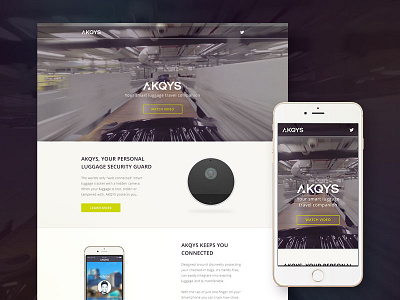 AKQYS Responsive Website branding clean design digital minimal responsive startup user experience user interface web website