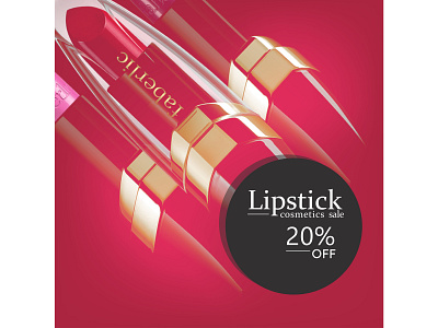 lipstick banner banner design