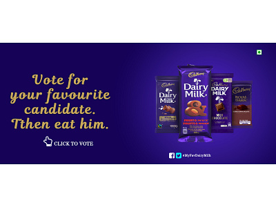 cadbury chocolate banner banner design