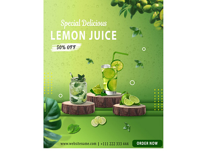 Juice poster poster design