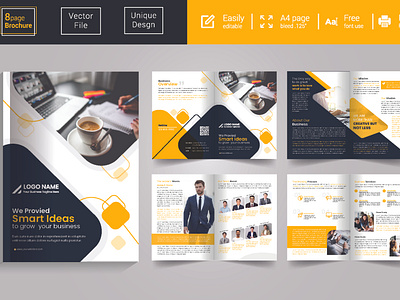 Corporate Brochure Design. Proposal Template | EPS/Ai and PSD