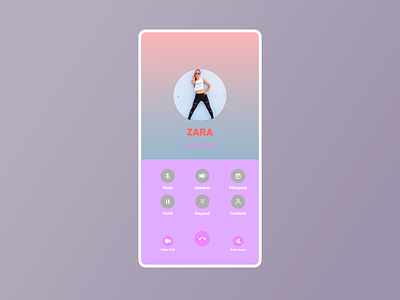 Calling screen UI