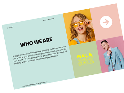 About us || Shop.com branding design graphic design illustration illustrator logo typography ui ux vector
