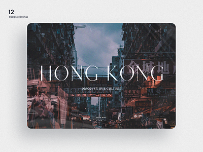 Design challenge 12 ✨: Web design for HK branding design ui uidesign uiux ux web website