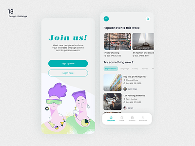 Design challenge 13 ✨: App design app branding design ui uidesign uiux ux