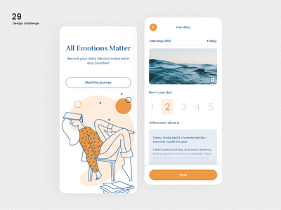 Design challenge 29 ✨: UI app design concept