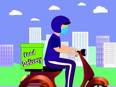 доставка еды доставка еды скутер