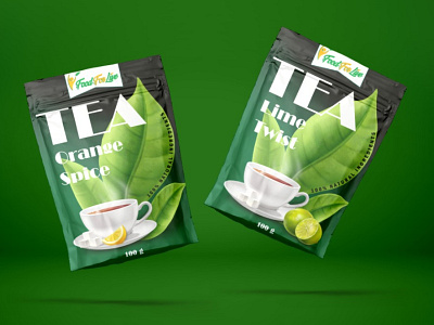 Дизайн упаковки чая Дой-Пак