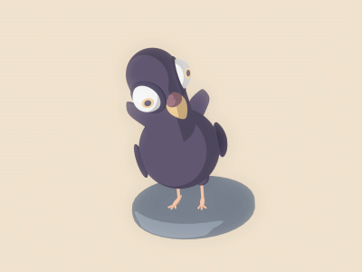 Pigeon Boi! 3d animation bird character design funny motion pigeon shading