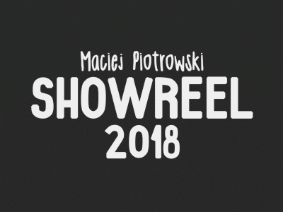 2018 SHOWREEL 2d animation character design gif motion portfolio showreel