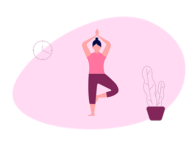 yoga illustration. branding fitness graphic design illustration yoga