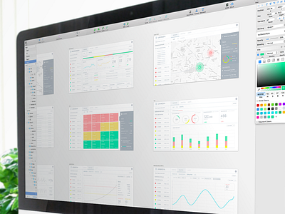 Industrial Analytics Dashboard Sketch Wireframes analytics app business dashboard enterprise interface modern product railroad startup ui ux