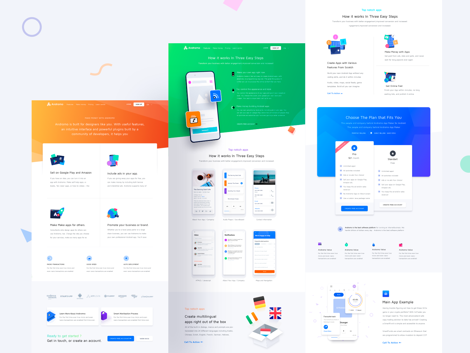 App Development Platform Website Inner Pages By Oleg Melnykov On Dribbble