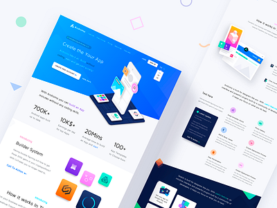 App Development Platform Landing Page