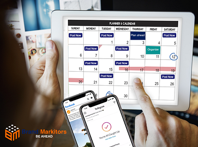 Social Media Planner branding design digital marketing digitalmarketing facebook banner graphic design illustration instagram post logo photoshop social media design