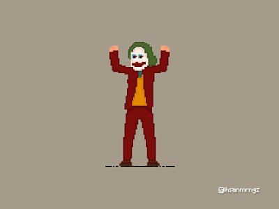 joker pixel art template