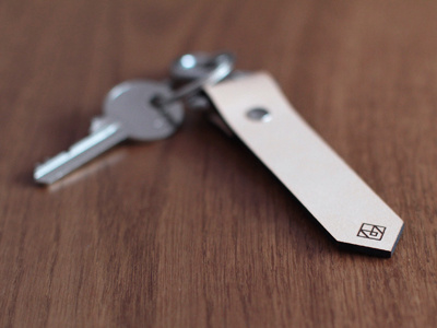 Modern Made — Leather Key Fob accessory england engraving key leather logo made modern